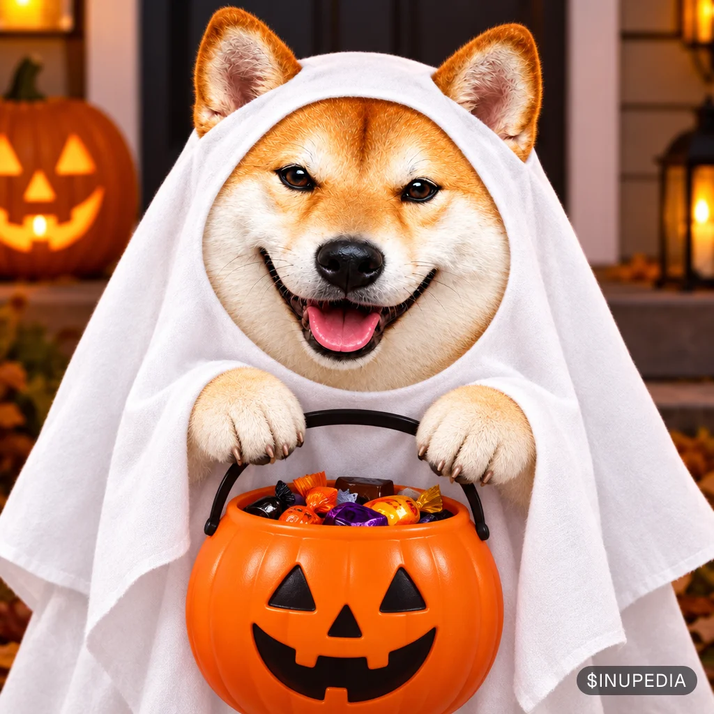ghost inu trick or treating